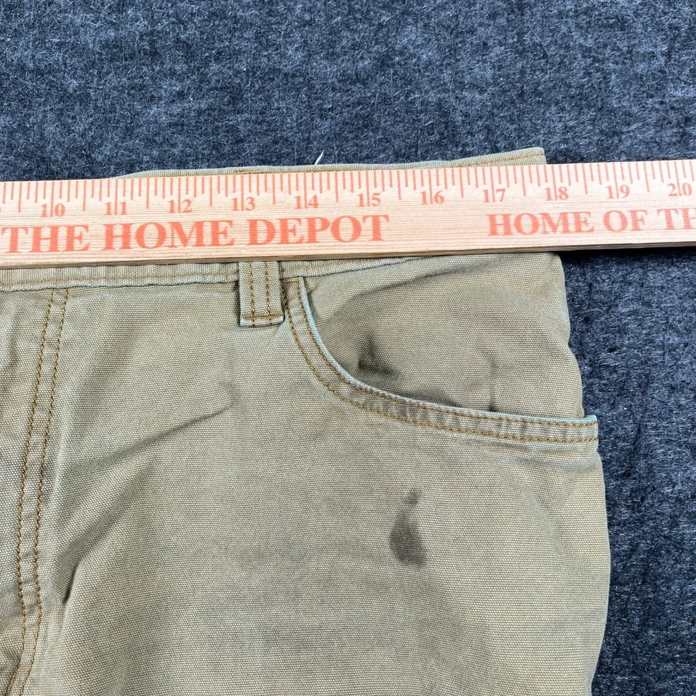 Carhartt Relaxed Straight Rigby Pants Mens 38x34 Brown Cotton Stretch Workwear